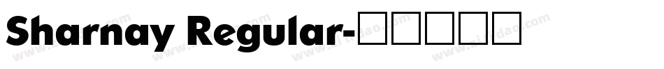 Sharnay Regular字体转换